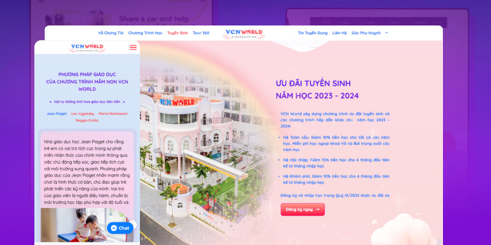 website trường học