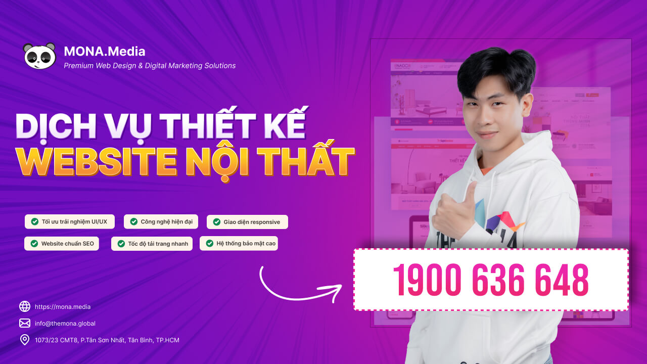ịch vụ thiết kế website nội thất