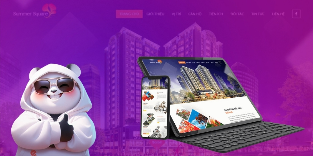 Dự án thiết kế website bất động sản cho Summer Square