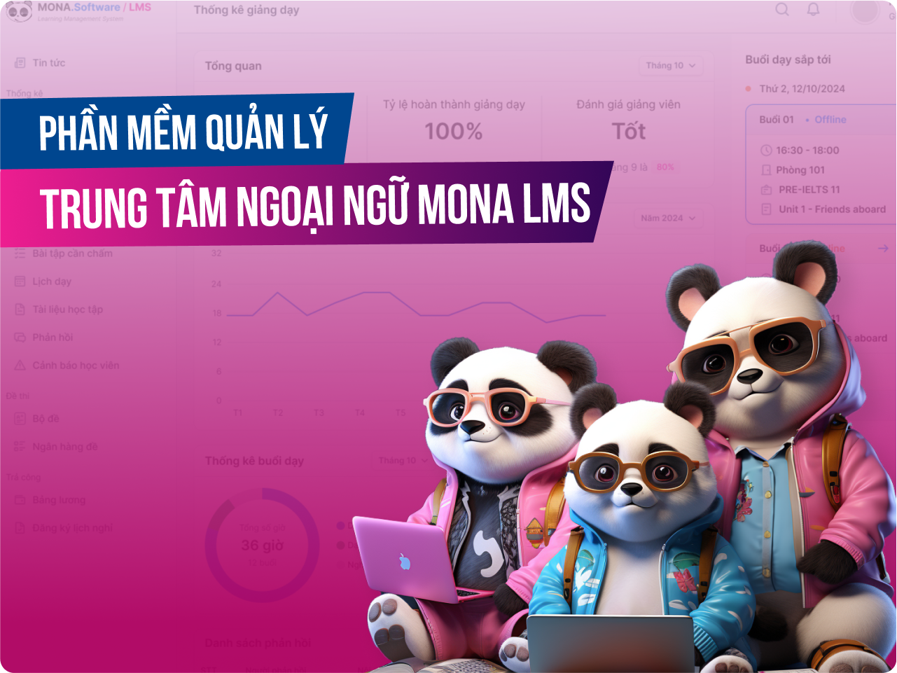 Phần mềm quản lý trung tâm Ngoại ngữ