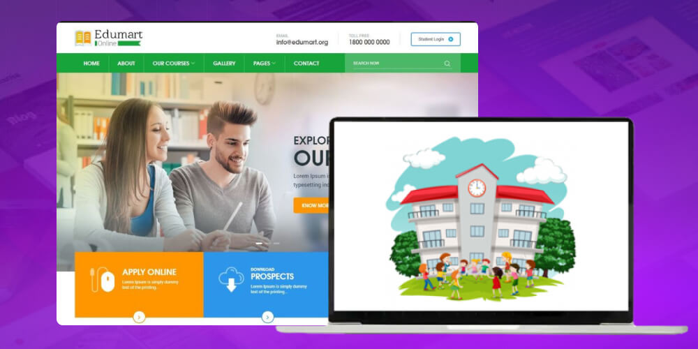 Thiết kế website giáo dục