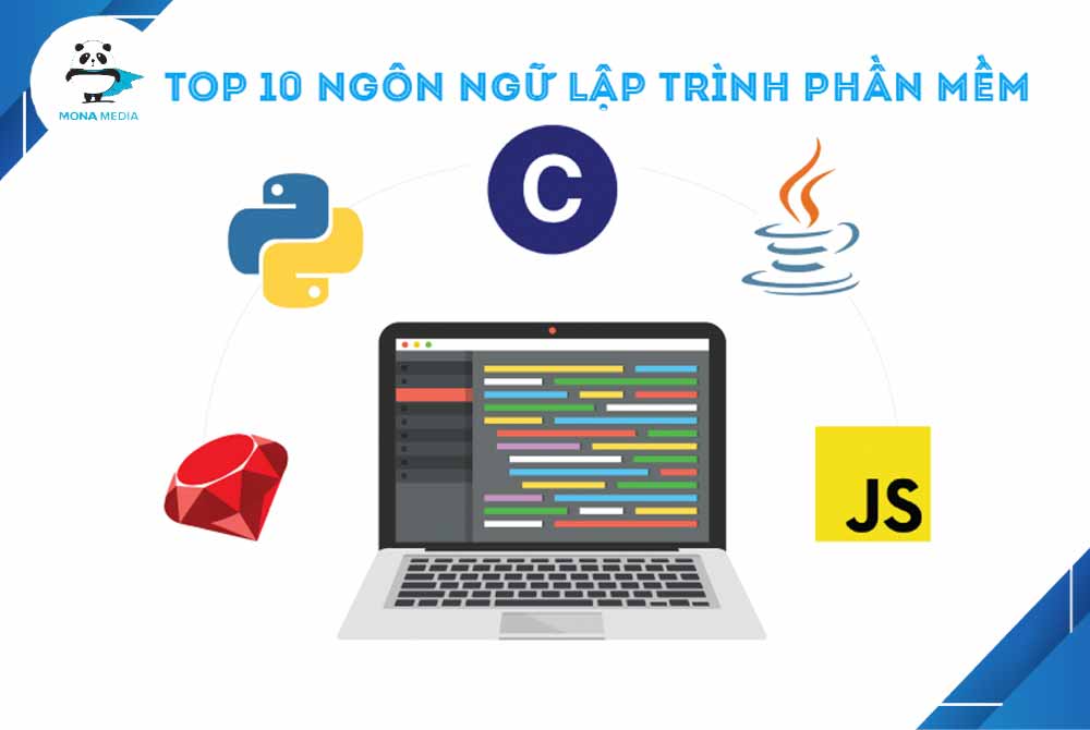 Top 10 ngôn ngữ lập trình phần mềm tốt nhất | Công ty Monamedia