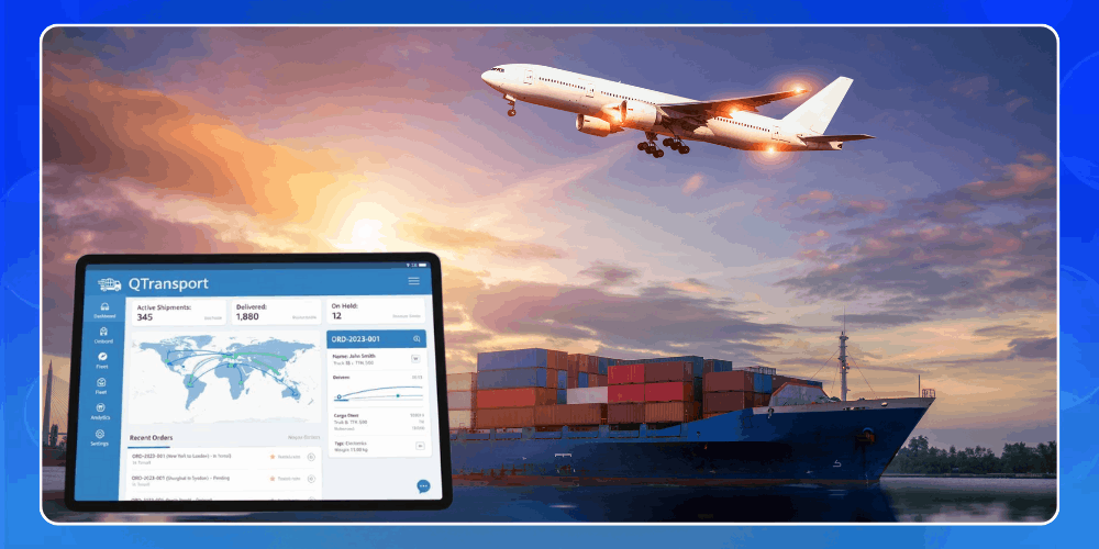 Giải pháp phần mềm quản lý vận tải quốc tế QTransport