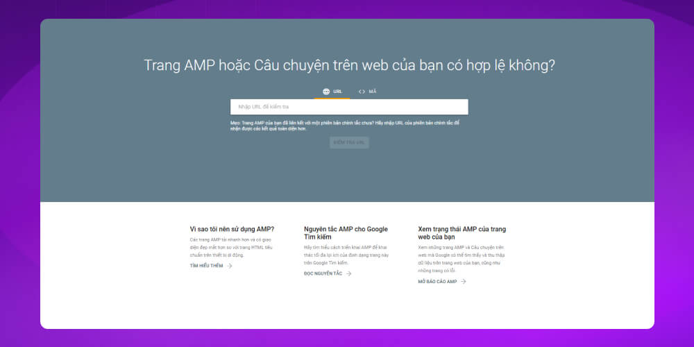 công cụ kiểm tra AMP