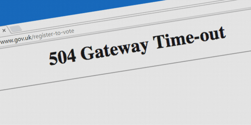 lỗi 504 gateway time-out