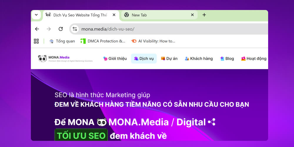 Title trên đầu trình duyệt