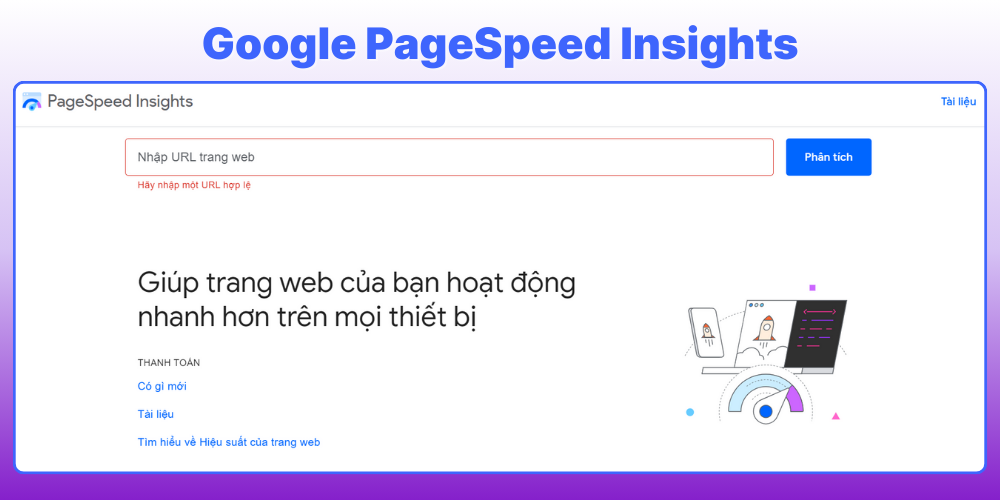 Công cụ SEO Google PageSpeed Insights