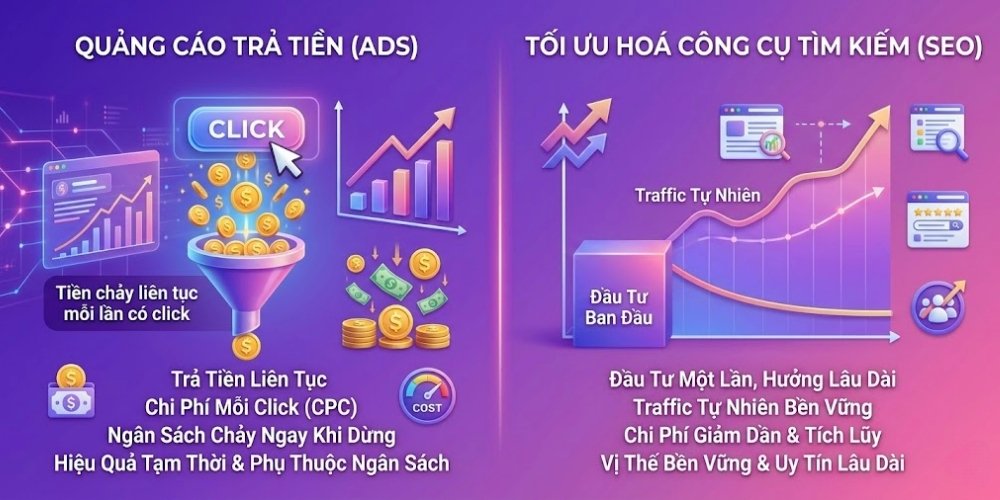 SEO Google giúp tiết kiệm chi phí
