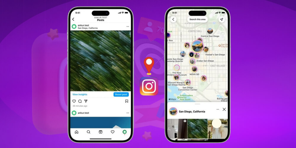 Thêm vị trí SEO Instagram