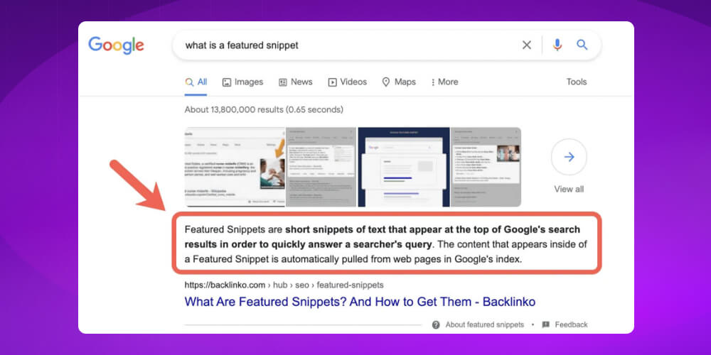 Featured Snippet là gì