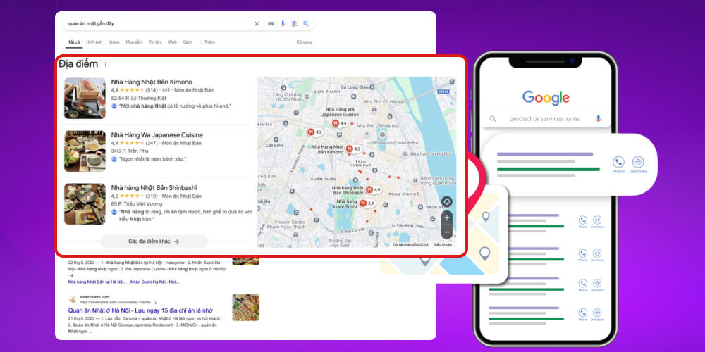 Thu thập đánh giá map