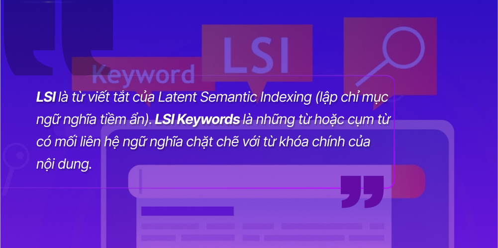 Tìm hiểu LSI Keywords là gì?