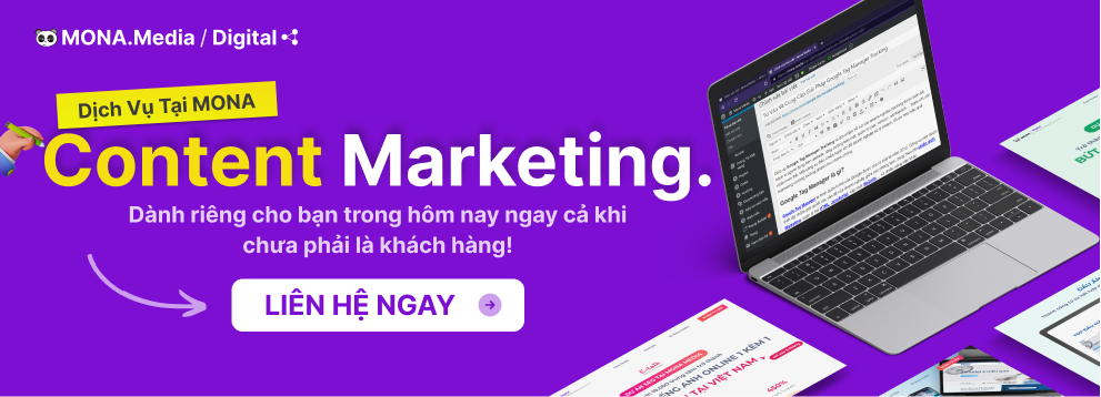 Dịch vụ content marketing tại MONA