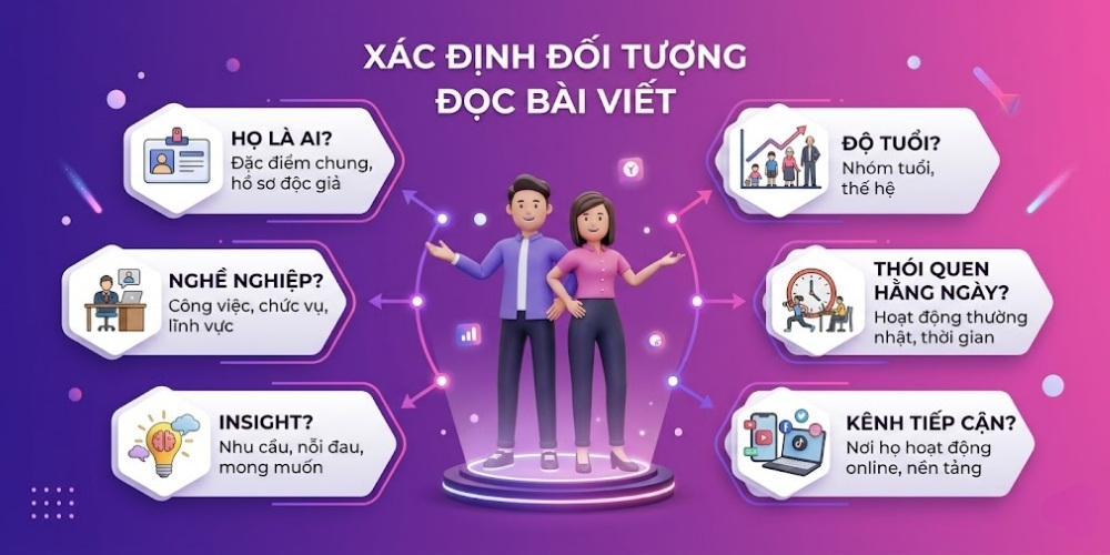 Xác định đối tượng khách hàng khi lên outline content chuẩn SEO