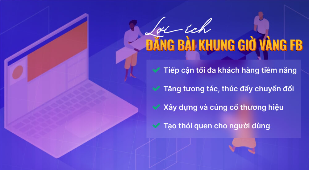 Lợi ích khi xác định khung giờ vàng đăng bài Facebook