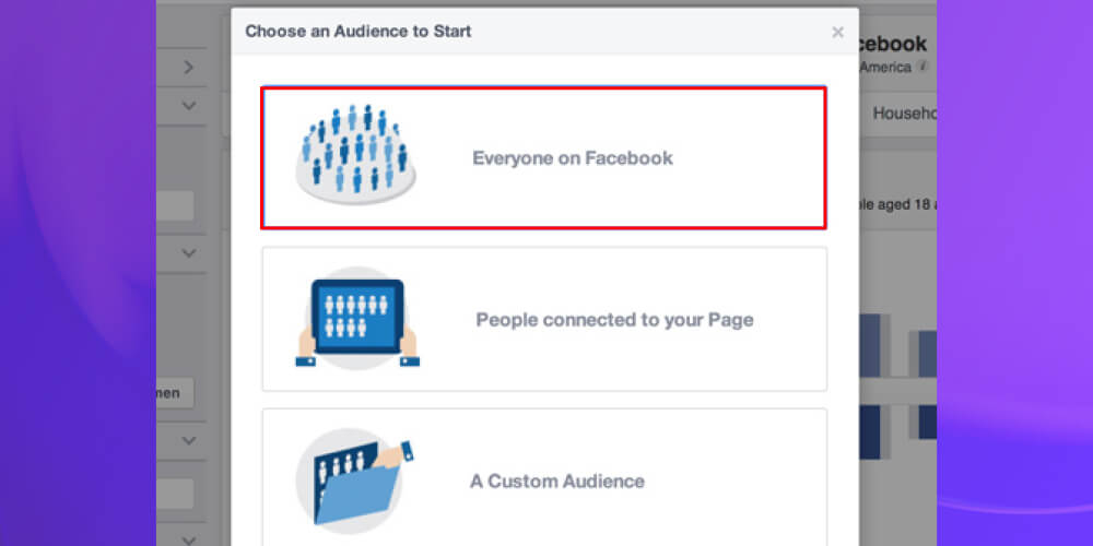 Thao tác sử dụng Facebook Audience Insights