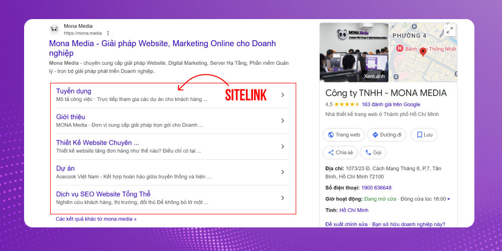 Sitelink là gì?