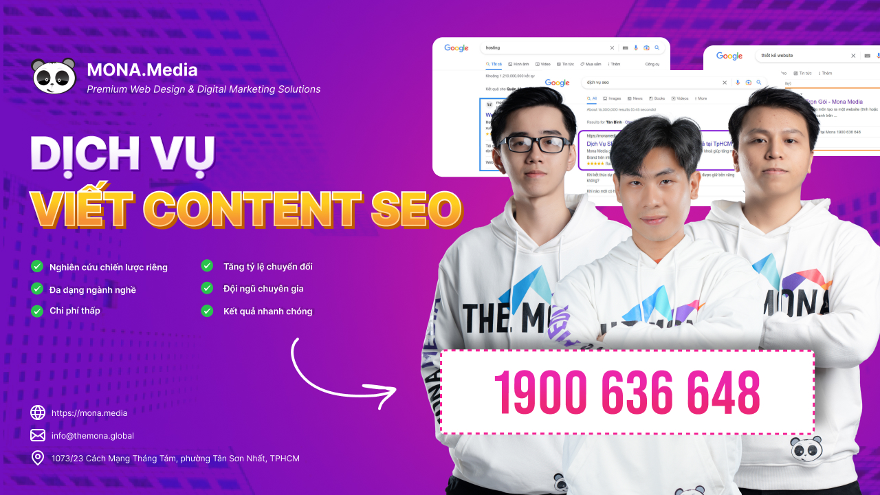 dịch vụ viết content tại MONA