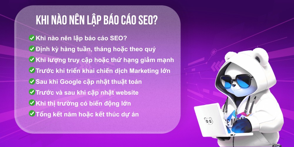 Khi nào nên làm SEO report