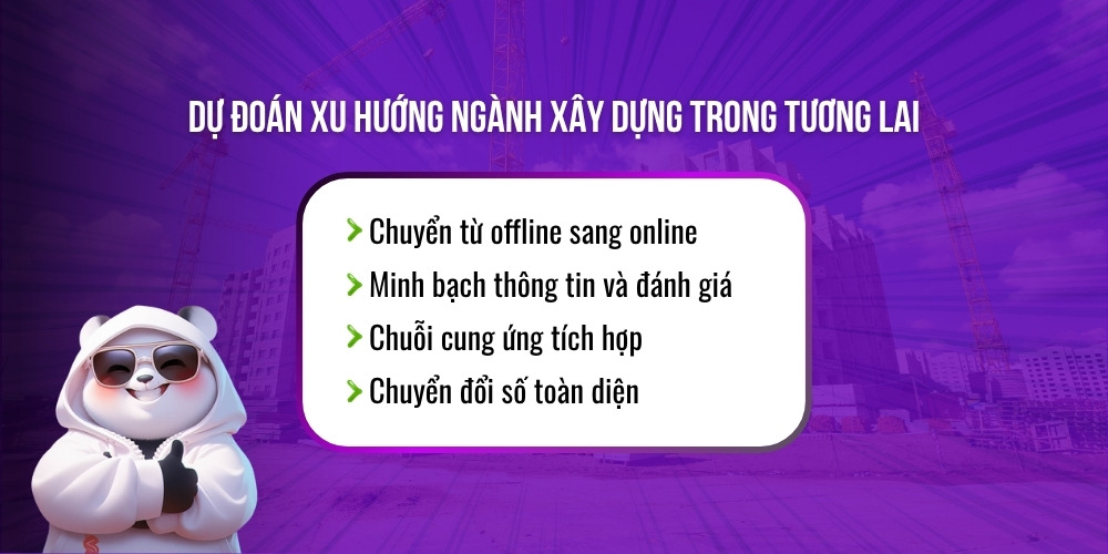 Dự đoán xu hướng xây dựng