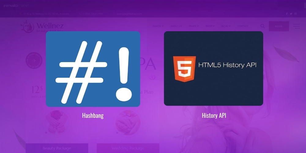 Sử dụng History API hoặc Hashbang