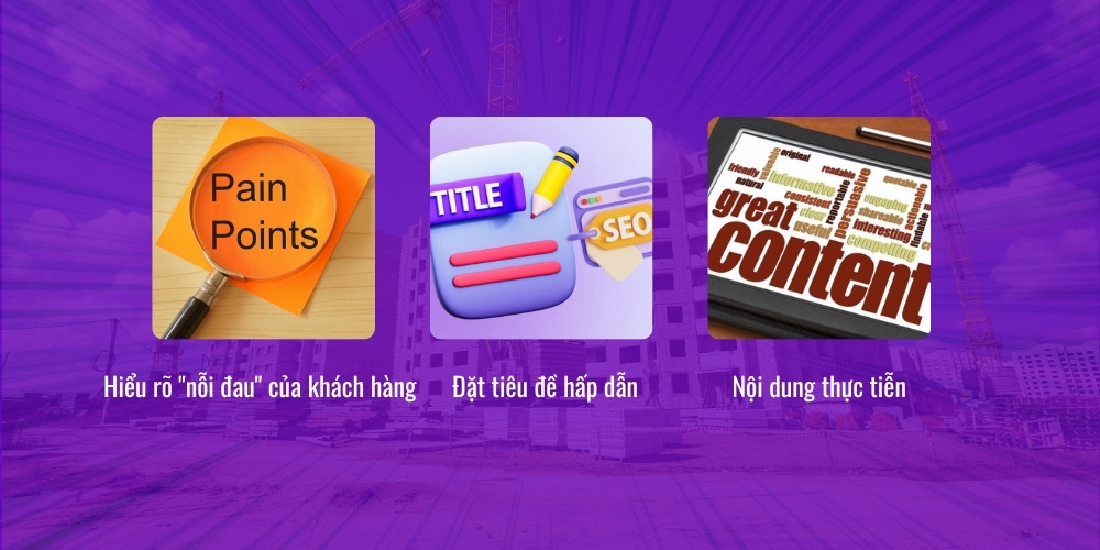 Tạo chủ đề dễ chia sẻ khi SEO website ngành xây dựng