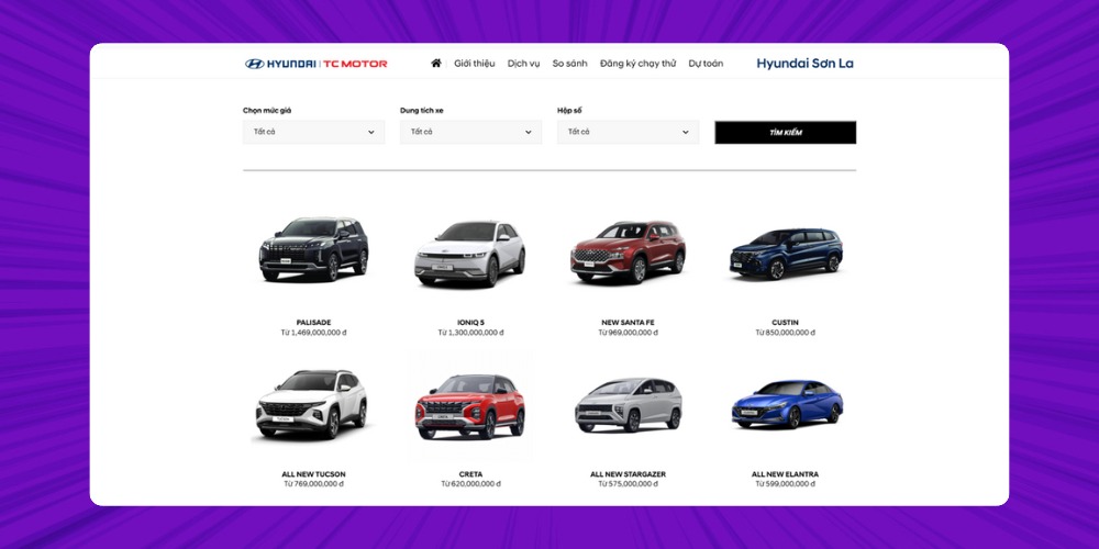 Thêm tính năng cần thiết khi thiết kế website ô tô