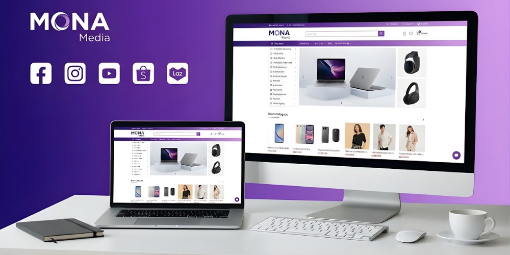 Liên kết mạng xã hội khi tạo website bán hàng