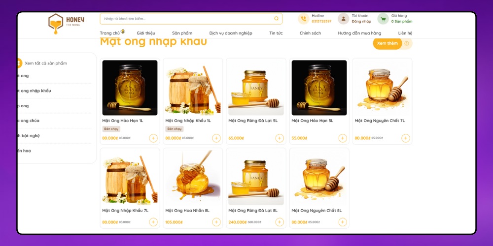 Thêm tính năng bán hàng khi tạo web kinh doanh