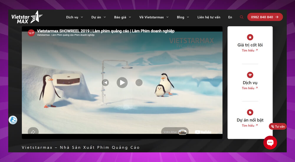 Đơn vị Agency về Marketing VietstarMAX