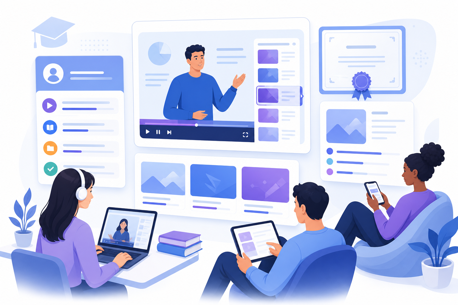 phần mềm e-learning đào tạo trực tuyến