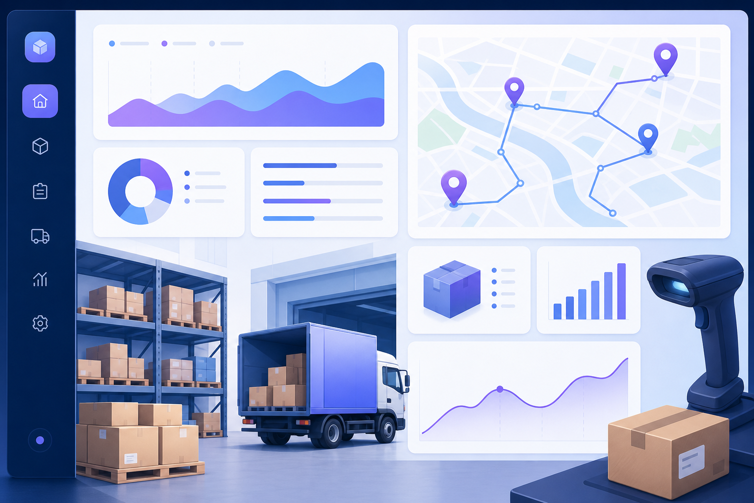 phần mềm quản lý kho logistics