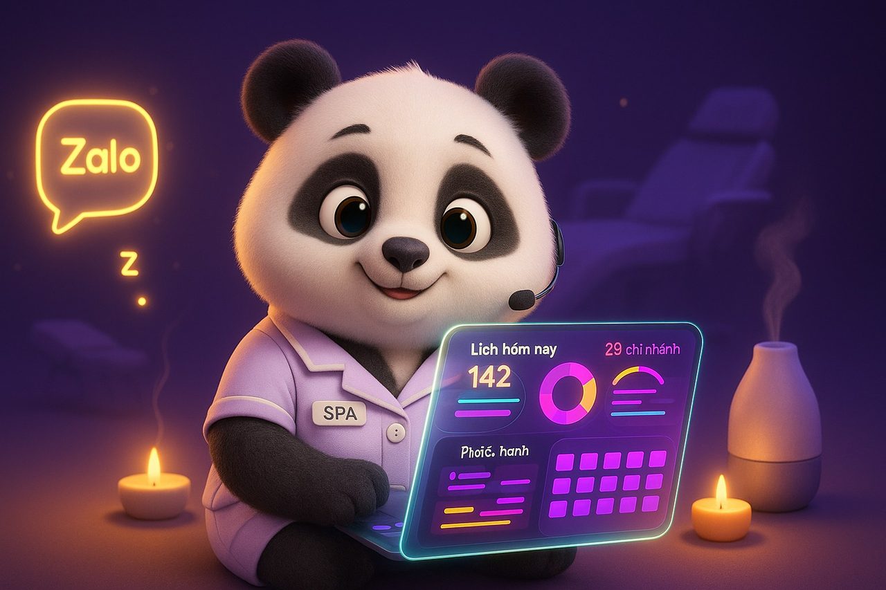 Phần mềm quản lý spa salon AI-native cho chuỗi nhiều chi nhánh